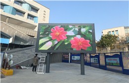 景德镇市游泳学校 品牌：京东方 产品型号:户外P4  高刷  尺寸和数量:4.8*2.72   13.056㎡